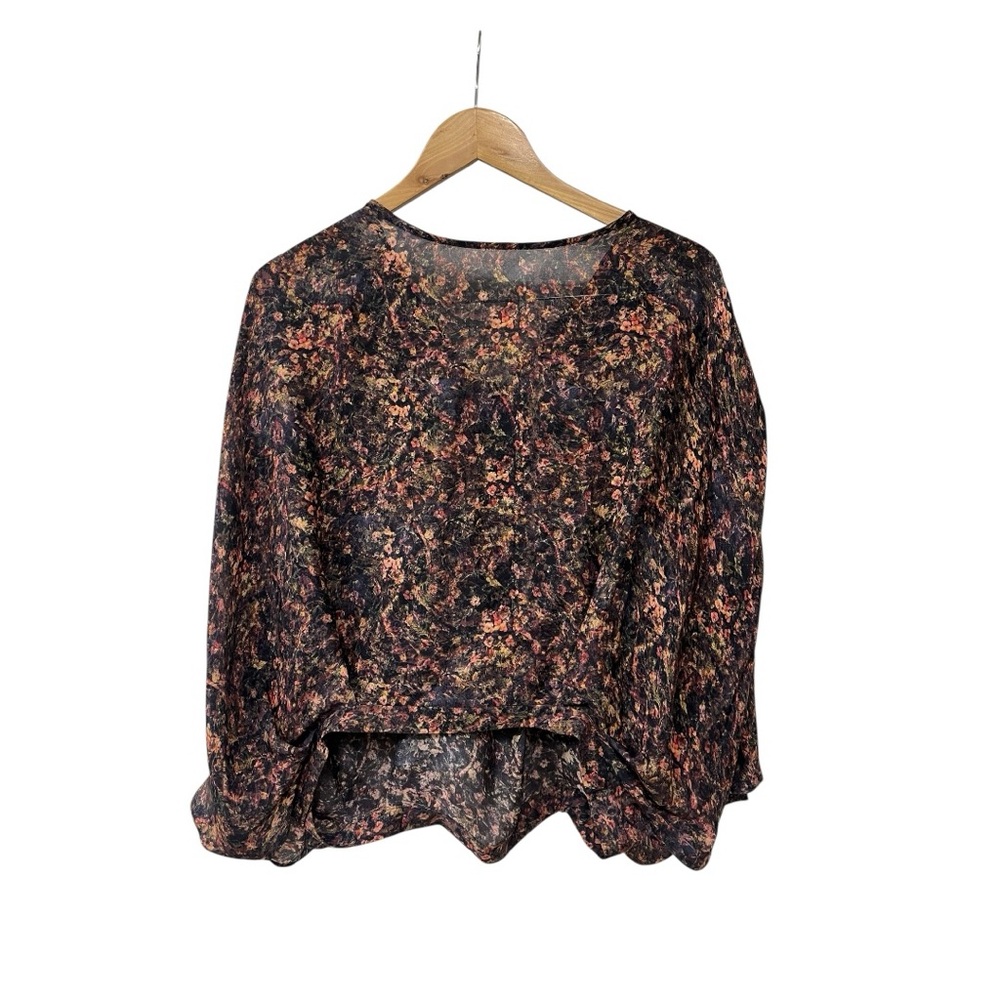 Haute Hippie Silk Blouse Top M